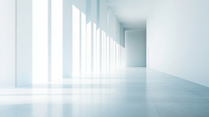 Bright and Clean Open Space with Strong Lighting