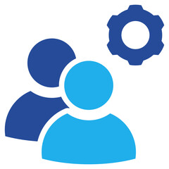 Staffing Icon Dual Tone Color