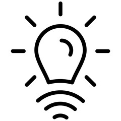 Smart Light Icon Outline