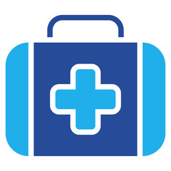 Obraz premium First Aid Icon Dual Tone Color