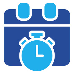 Deadline Icon Dual Tone Color