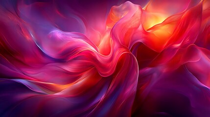 Obraz premium A flowing abstract pattern with elegant curves and soothing color palettes.