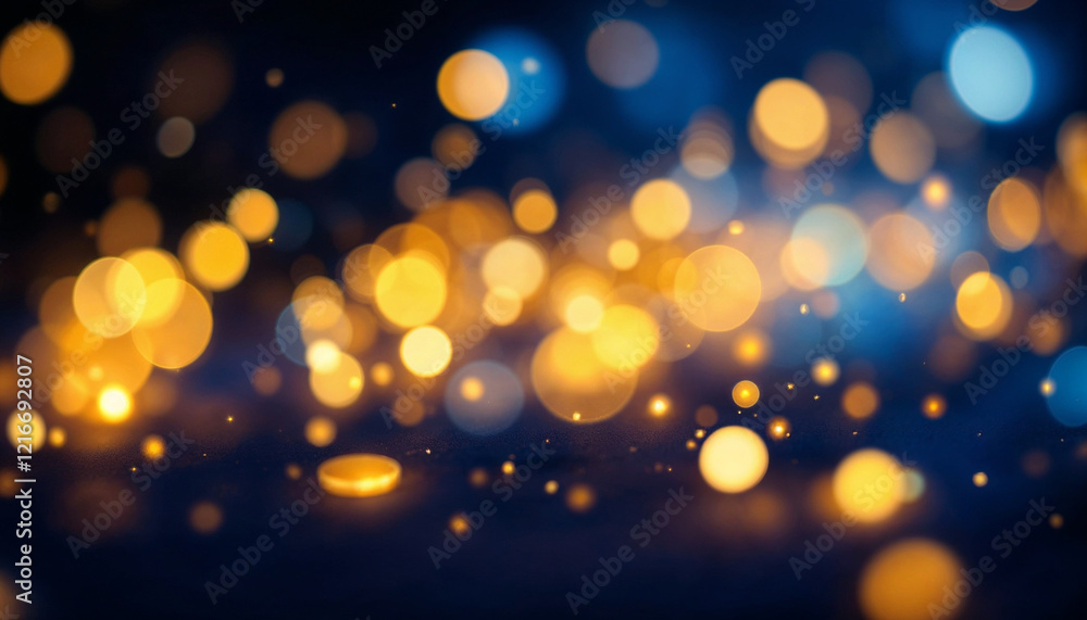 Poster soft golden lights create a mesmerizing atmosphere during a nighttime celebration or event with spar