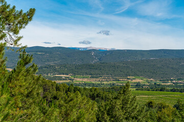 Obraz premium Around Roussillon in France