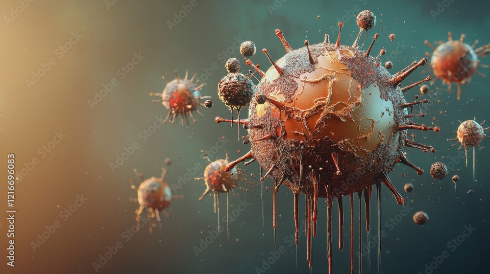 Aufkleber Global panic induced by virus outbreak a comprehensive analysis of effects global scale and public response