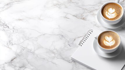 Notepad with checkboxes shows one green checkmark, alongside a coffee cup and a pen, creating a productive atmosphere