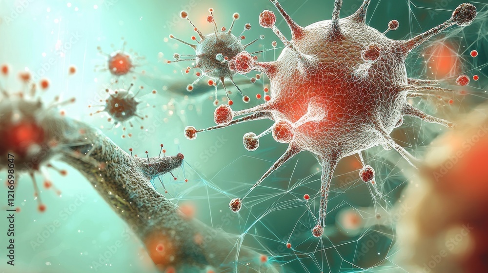 Poster Analyzing digital representation of virus outbreak origin standards visualizing microbial dynamics in a controlled laboratory environment