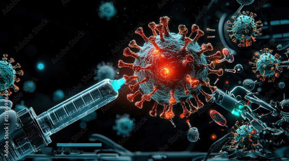 Poster Analyzing the digital representation of virus outbreak origins global context infographic data scientific environment technological perspective