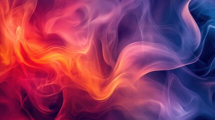 Obraz premium A vibrant abstract design featuring flowing colors and soft shapes.