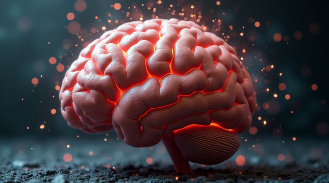 Surreal Concept Art: Exploding Brain of Knowledge and Creativity