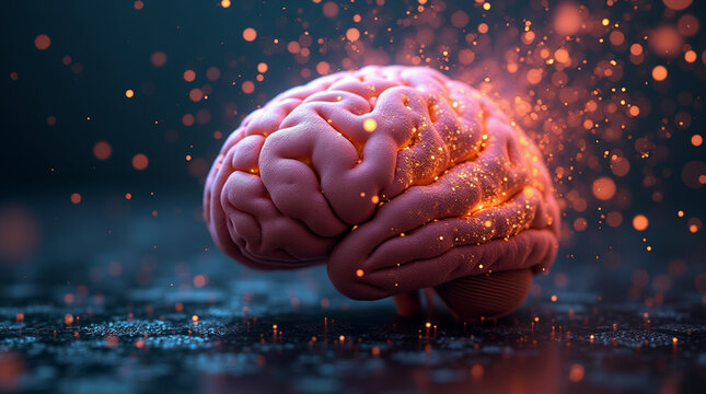 Surreal Concept Art: Exploding Brain of Knowledge and Creativity