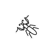 Obraz premium insect outline