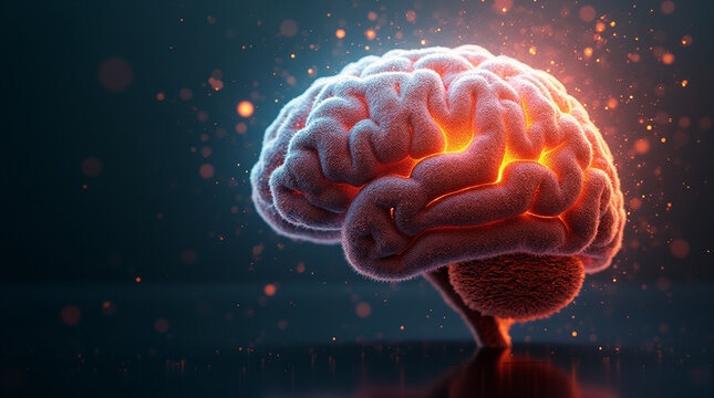 Close-Up Art: Exploding Brain of Knowledge and Creativity