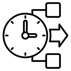 future planning single icon