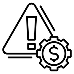 risk management single icon