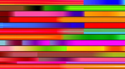 Colorful horizontal stripes in vibrant hues creating a dynamic abstract background