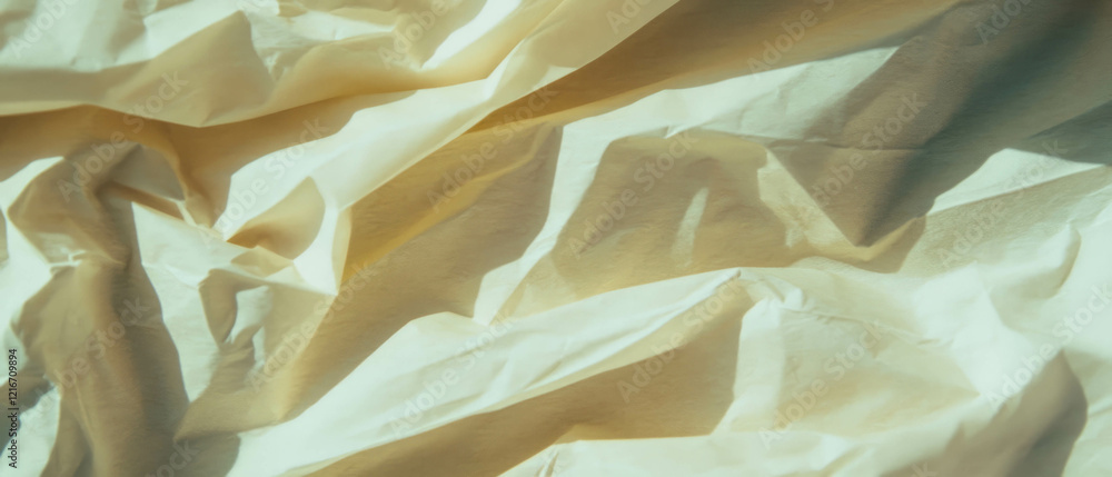 Poster texture of bleached kraft paper with smooth surface and subtle off-white hue
