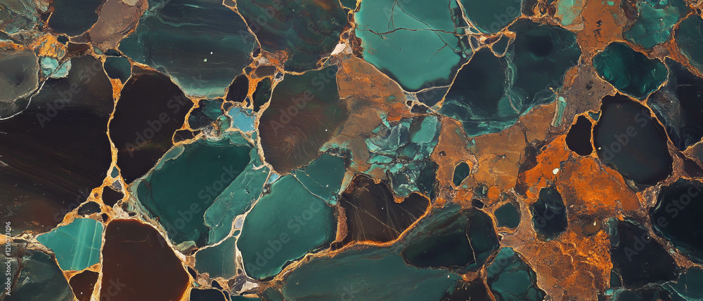Poster intricate patterns of cracked riverbed showcasing dry brown textures in unique formations