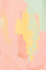 Coloruful Abstract Acrylic Painting With Bold Brush Strokes