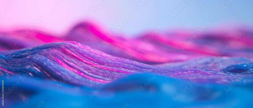Poster vibrant ink gradients showcasing smooth transitions in color and texture