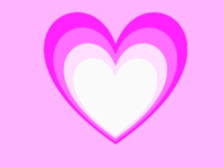 pink valentine heart