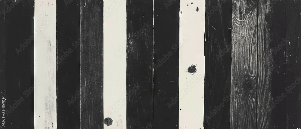 Poster impressive ink-drawn wood texture featuring crisp lines on white background