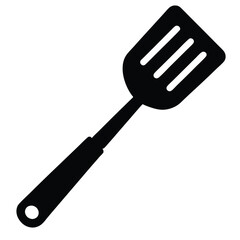 kitchen spatula isolated on white