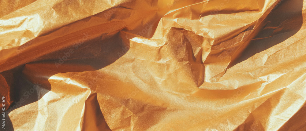 Poster textured kraft paper with a glossy finish showcasing a shiny and refined surface