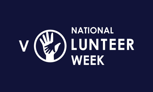Vector illustration on the theme of national volunteer Week. A chance to recognize those who dedicate time and effort to make a difference. Design for banner, cards, prints, social media, poster.