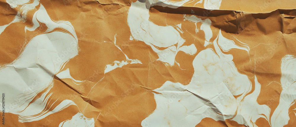 Poster kraft paper featuring artistic patterns and varied colors for creative projects