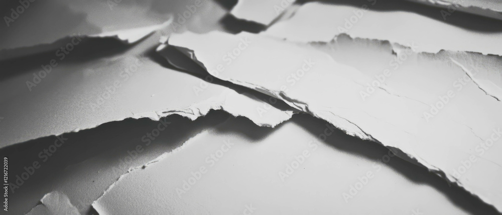 Poster textured paper with deckle edges showcasing a unique and artistic appearance