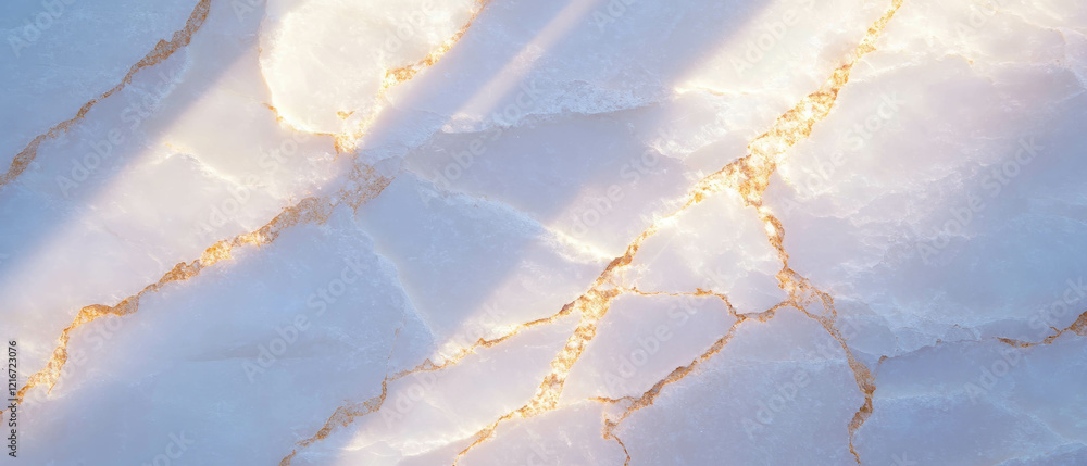 Poster Unique quartz slab showcasing varied colors, textures, and intricate patterns in large size