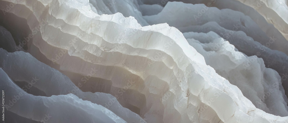 Poster intricate carvings showcase the unique texture of polished quartz with captivating designs