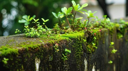 Moss Covered Wall