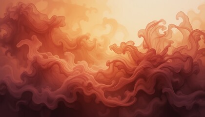Abstract swirling orange:  Intricate swirls of warm orange and deep red create a mesmerizing abstract art piece. The texture is smooth and the lighting is soft.