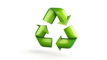Obraz premium Green Recycling Symbol