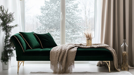 Luxurious Swivel Accent Chair in Modern Interior