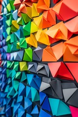 Fototapeta premium Colorful Abstract Background, Visual Representation of Creativity, Brainstorming, and Inspiration