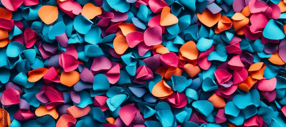Aufkleber vibrant colorful background, abstract representation of brainstorming sessions with colorful notes