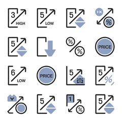 Creative Vector Icons Pack. Sleek Vector Icons for Design. Customizable Vector Icons.  Vector Icons Collection.