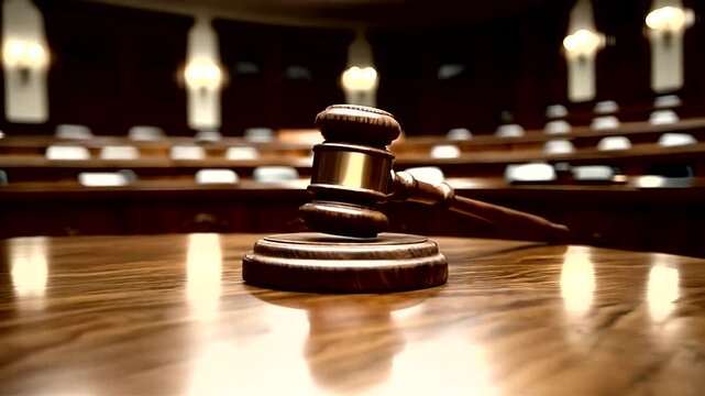 Gavel and Courtroom