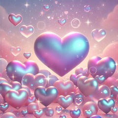 The image is a digitally created background featuring a pastel-colored, dreamy sky.&nbsp;
