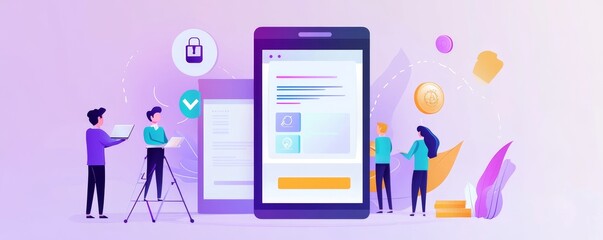Quality Assurance and Quality Control Concept - Modern graphic interface showing certified standard process, product warranty and quality improvement technology for satisfaction of, Generative AI