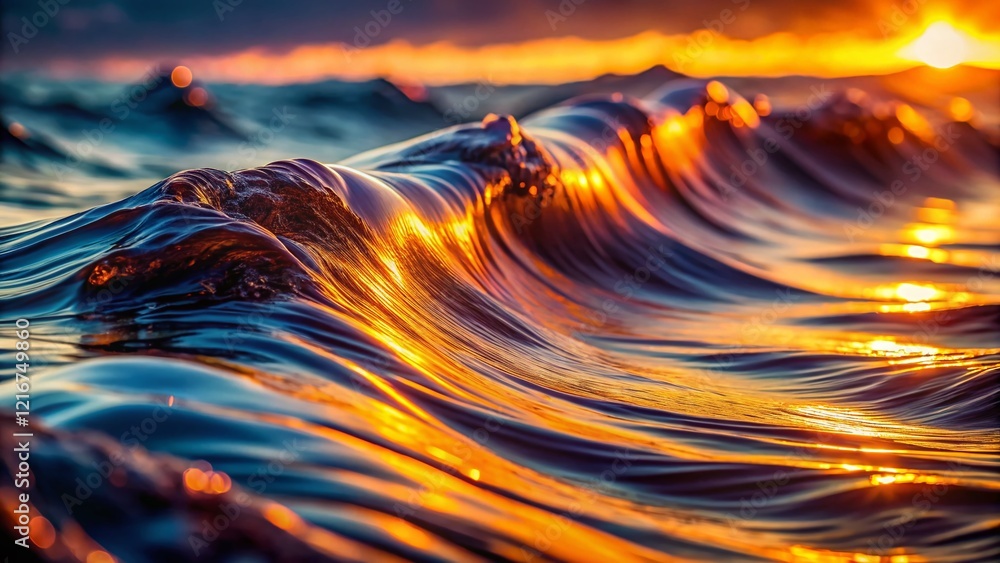 Poster abstract glow line smooth waves background motion: macro photography animated stock footage