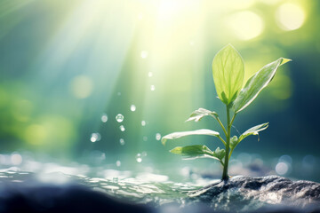 Leaf Water Drop Nature Serene Tranquil Peaceful