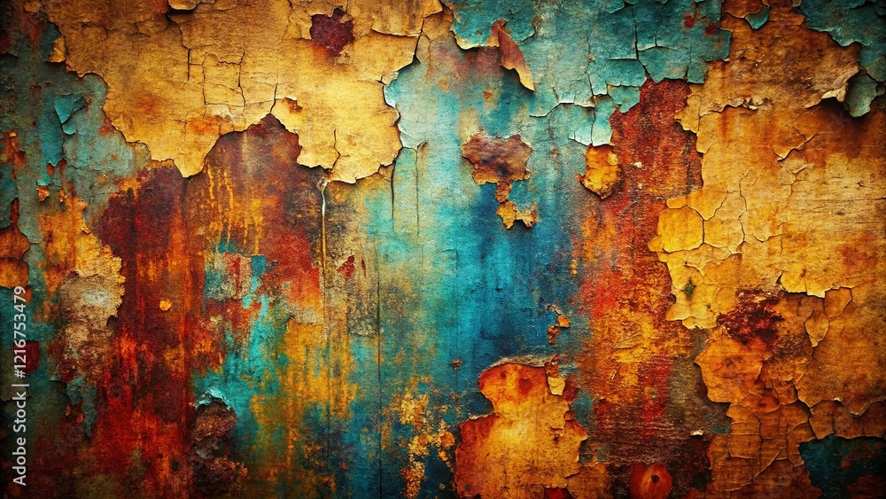 Poster abstract grunge background: old style texture with high depth of field