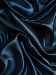 Obraz premium Close-up shot of soft and luxurious black velvet fabric, ideal for fashion or design.