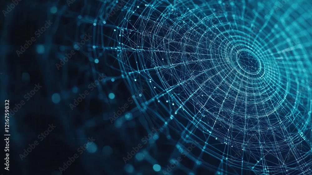 Poster abstract digital network connection global communication cyberspace technology background