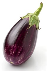 eggplants isolated on white background