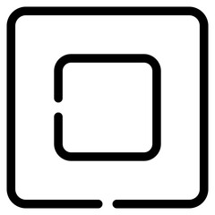 stop  ui single icon